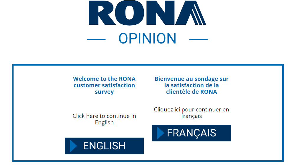 RONA Guest Satisfaction Survey