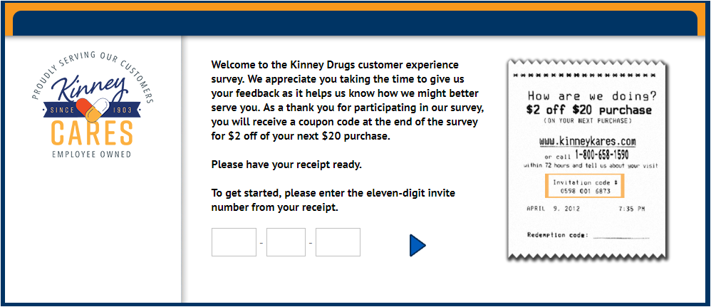 Kinney Drug Guest Experience Survey