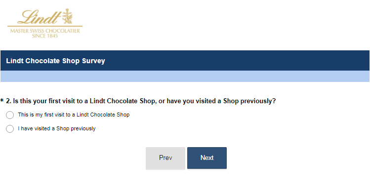 Lindt & Sprüngli Customer Experience Survey