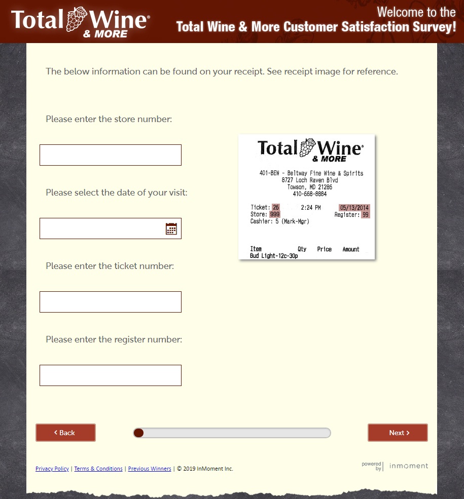 Total Wine Survey
