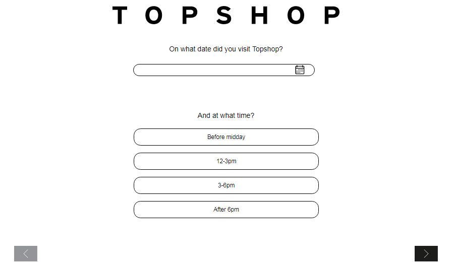 Topshop Survey