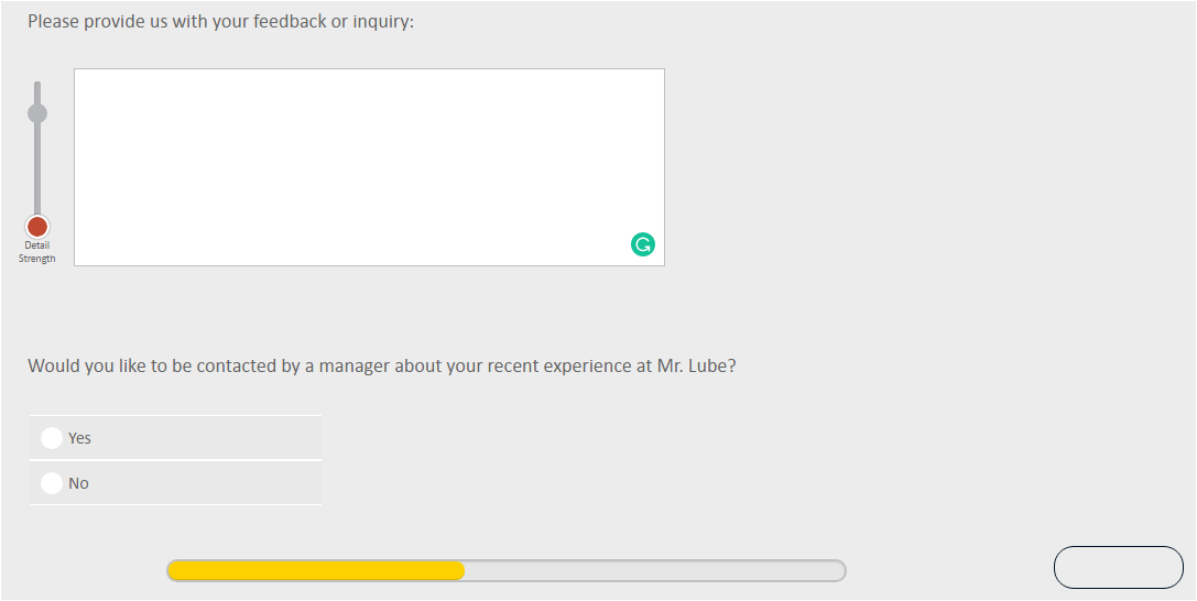 Mr. Lube Guest Experience Survey