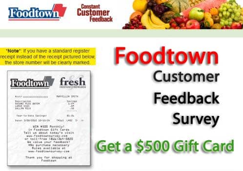 Foodtown Customer survey