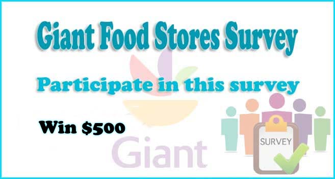 Giant Food Stores Survey page