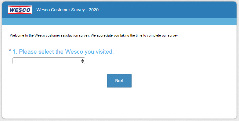 Wesco Guest Satisfaction Survey 