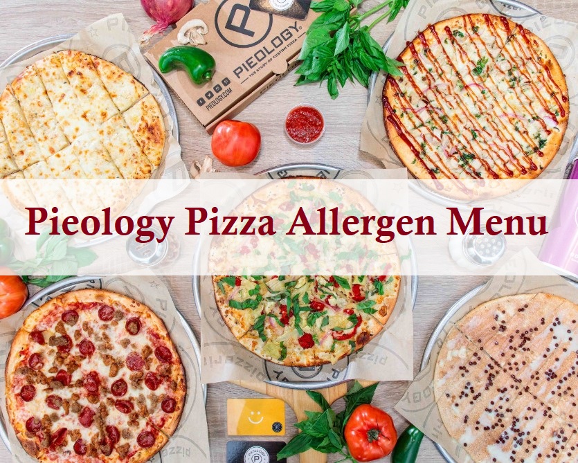 Allergy pizza menu