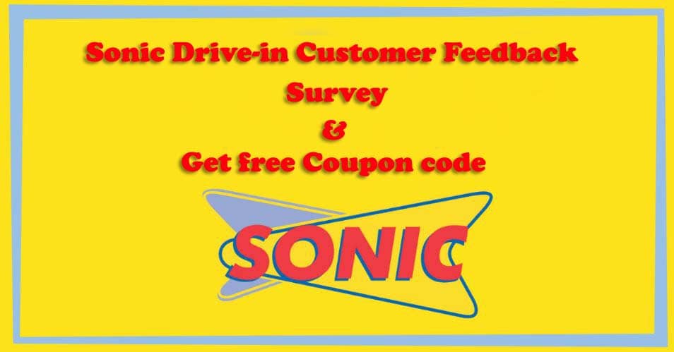 Sonic Drive-in Customer Feedback Survey