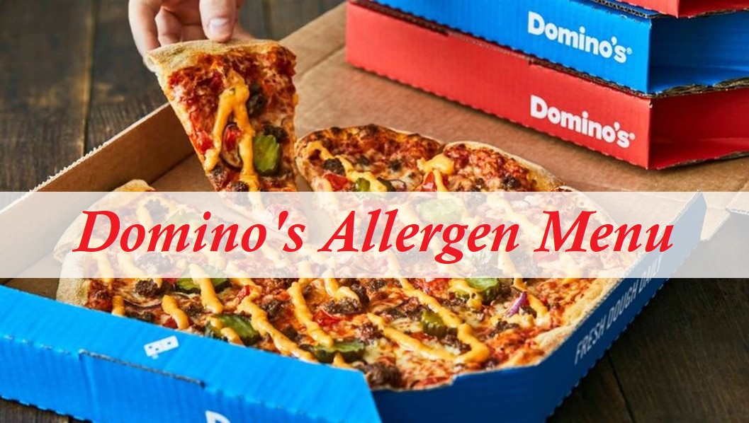 List of allergens from Domino's