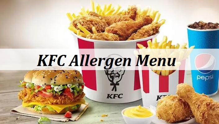 KFC Allergen Menu