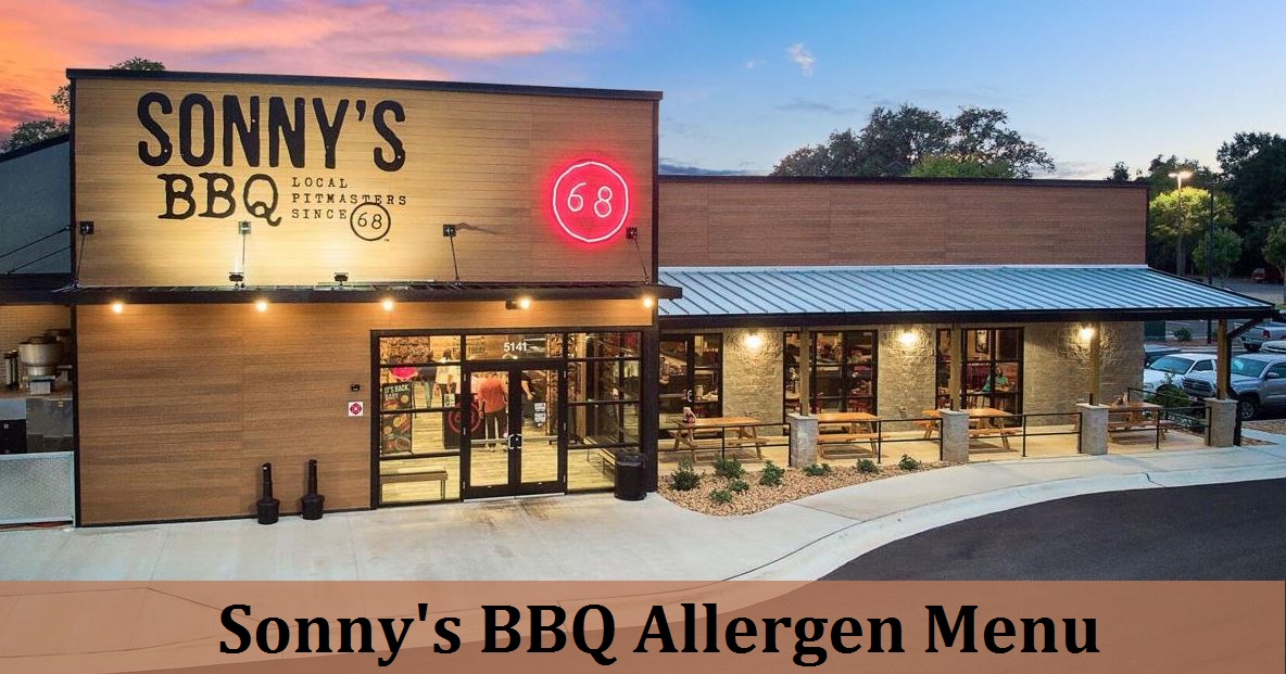 Sonny's BBQ Allergen Menu