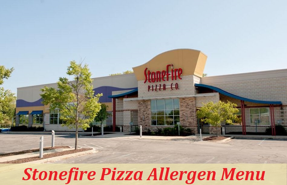 Stonefire Pizza Allergen Menu