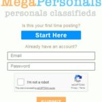 Megapersonal create account login